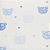 Papel de Parede Infantil Tons de Creme e Azul Rolo com 10 Metros - Imagem 1