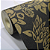 Papel de Parede Folhagens Tons de Preto e Dourado Rolo com 10 Metros - Imagem 2