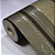 Papel de Parede Listrado em Tons de Dourado Rolo com 10 Metros - Imagem 2