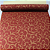 Papel de Parede Abstrato Tons de Vermelho e Dourado Rolo com 10 Metros - Imagem 4