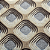 Papel de Parede Geométrico 3D Tons de Bege Rolo com 10 Metros - Imagem 1