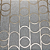 Papel de Parede Geométrico Cinza e Dourado Rolo com 10 Metros - Imagem 1