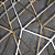 Papel de Parede Geométrico 3D Tons de Cinza Rolo com 10 Metros - Imagem 1