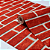 Papel de Parede Tijolinhos em Tom de Vermelho Rolo com 10 Metros - Imagem 5