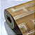 Papel de Parede Geométrico Tons de Dourado Rolo com 10 Metros - Imagem 2