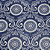 Papel de Parede Mandala em Tom de Azul Rolo com 10 Metros - Imagem 1