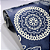 Papel de Parede Mandala em Tom de Azul Rolo com 10 Metros - Imagem 2
