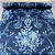 Papel de Parede Floral em Tom de Azul Escuro Rolo com 10 Metros - Imagem 6