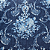 Papel de Parede Floral em Tom de Azul Escuro Rolo com 10 Metros - Imagem 1