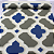 Papel de Parede Geométrico Tons de Azul e Cinza Rolo com 10 Metros - Imagem 4
