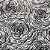 Papel de Parede Abstrato em Preto e Branco Rolo com 10 Metros - Imagem 1