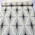 Papel de Parede Geométrico Tons de Preto e Branco Rolo com 10 Metros - Imagem 6