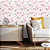 Papel de Parede Floral em Tons de Rosa Rolo com 10 Metros - Imagem 1