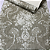 Papel de Parede Floral em Tom de Cinza Escuro Rolo com 10 Metros - Imagem 3