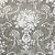 Papel de Parede Floral em Tom de Cinza Escuro Rolo com 10 Metros - Imagem 1