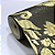 Papel de Parede Arabesco Tons de Preto e Dourado Rolo com 10 Metros - Imagem 2