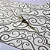 Papel de Parede Arabesco Preto e Branco Rolo com 10 Metros - Imagem 6