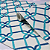 Papel de Parede Geométrico Tons de Azul Rolo com 10 Metros - Imagem 7