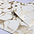 Papel de Parede Abstrato Tons de Branco e Dourado Rolo com 10 Metros - Imagem 5