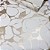Papel de Parede Abstrato Tons de Branco e Dourado Rolo com 10 Metros - Imagem 6