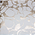 Papel de Parede Abstrato Tons de Branco e Dourado Rolo com 10 Metros - Imagem 1