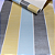 Papel de Parede Listrado Tons Cinza Amarelo e Azul Rolo com 10 Metros - Imagem 7