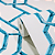Papel de Parede Geométrico Tons de Azul e Branco Rolo com 10 Metros - Imagem 4
