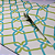 Papel de Parede Geométrico Tons Azul e Verde Rolo com 10 Metros - Imagem 5