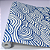Papel de Parede Abstrato Tons de Azul e Branco Rolo com 10 Metros - Imagem 3