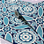 Papel de Parede Floral em Tons de Azul Rolo com 10 Metros - Imagem 4