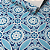 Papel de Parede Floral em Tons de Azul Rolo com 10 Metros - Imagem 6
