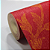 Papel de Parede Folhagens Tons Vermelho e Dourado Rolo com 10 Metros - Imagem 2