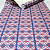 Papel de Parede Importado Geométrico Azul e Vermelho 10 Metros - Imagem 3