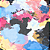 Papel de Parede Importado Arte Colorida 10 metros - Imagem 1