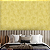 Papel de Parede Importado Importado Amarelo com efeitos 10 Metros - Imagem 2
