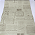 Papel de Parede Importado Efeito Jornal Bege 10 Metros - Imagem 4