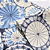 Papel de Parede Texturizado Importado Oriental Azul 10 Metros - Imagem 7