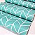 Papel de Parede Adesivo Geométrico Zig Zag Azul Turquesa Vinílico Impermeável 5MX45CM - Imagem 2