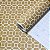 Papel de Parede Adesivo Octógonos Geométricos Marrom Vinílico Impermeável 5MX45CM - Imagem 3