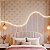 Papel de Parede Rose Gold Art Déco Com Textura Importado 10M - Imagem 3