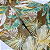Papel de Parede Folhagem fundo Marrom Escuro 10 Metros - Imagem 5