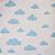 Papel de Parede Nuvens Azuis 10 Metros - Imagem 1