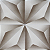 Papel de Parede Geométrico 3D fundo Marrom 10 Metros - Imagem 1