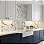 Papel de Parede Autocolante Mármore Dourado Fundo Azulado P/ Lavabo Cozinha Lavável 5Mx45CM - Imagem 5
