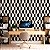Papel de Parede Adesivo Geométrica Hexágono Preto&Branco Vinílico Impermeável 5MX45CM - Imagem 4