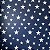 Papel de Parede Importado Azul Marinho e Estrelas Brancas Liso 10M - Imagem 7