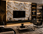 Placa Revestimento Papel de Parede Adesivo Mármore Dourado e Cinza Adesivo 3D 120x260cm - Imagem 5