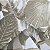 Papel de Parede Folhagem Tropical Bege Areia Dourado Importado 53cm x 10m - Imagem 5