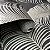 Papel de Parede Importado Folhagem Tropical Preto e Prata 53cm x 10m - Imagem 3