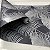 Papel de Parede Importado Folhagem Tropical Preto e Prata 53cm x 10m - Imagem 4